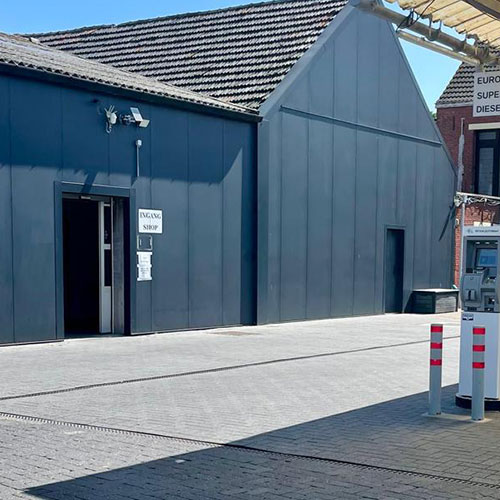 Tabakshop aan de Belgisch-Nederlandse grens